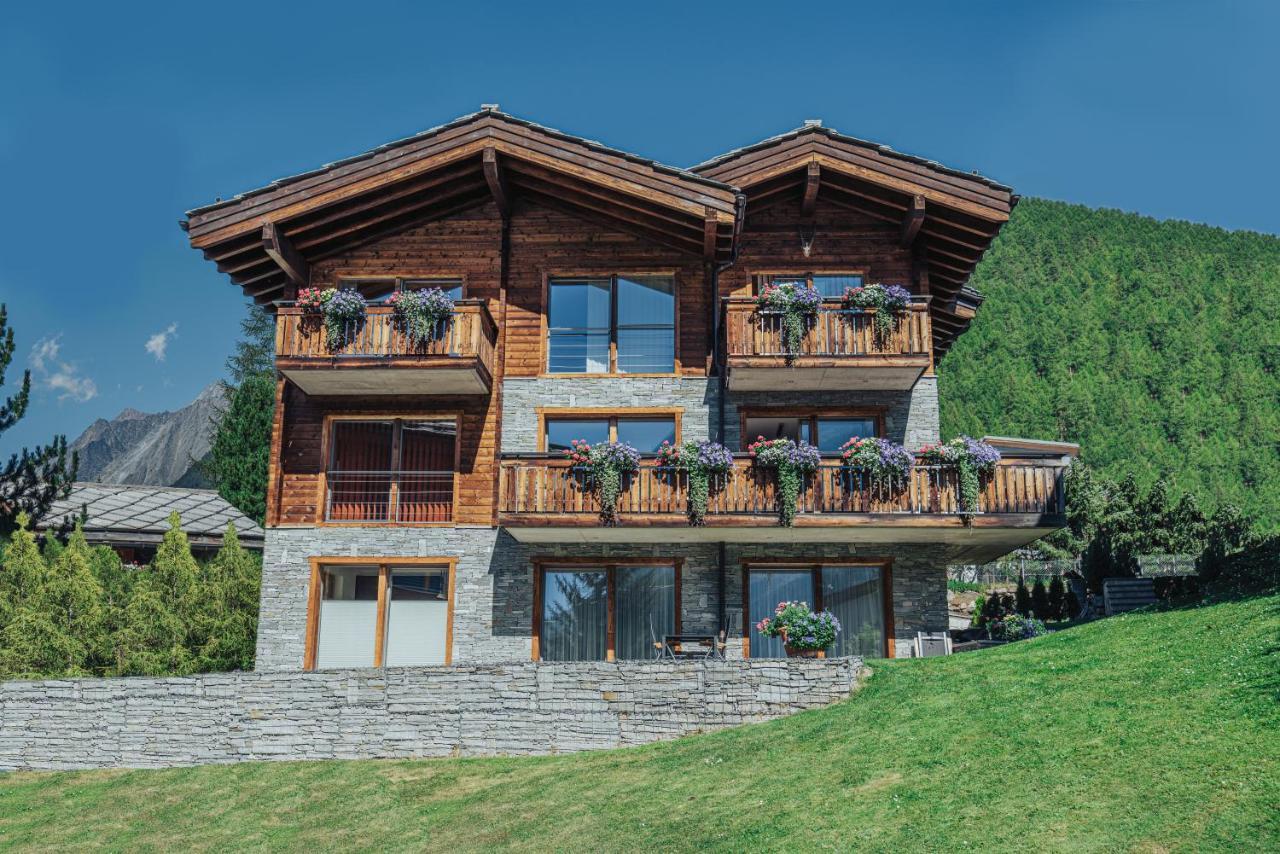 Ferienhaus Casa Luna Zermatt Bagian luar foto