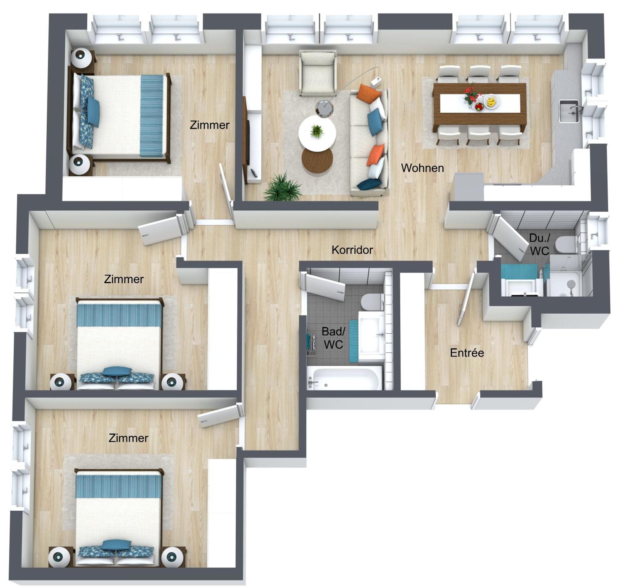 Ferienhaus Casa Luna Zermatt Bagian luar foto