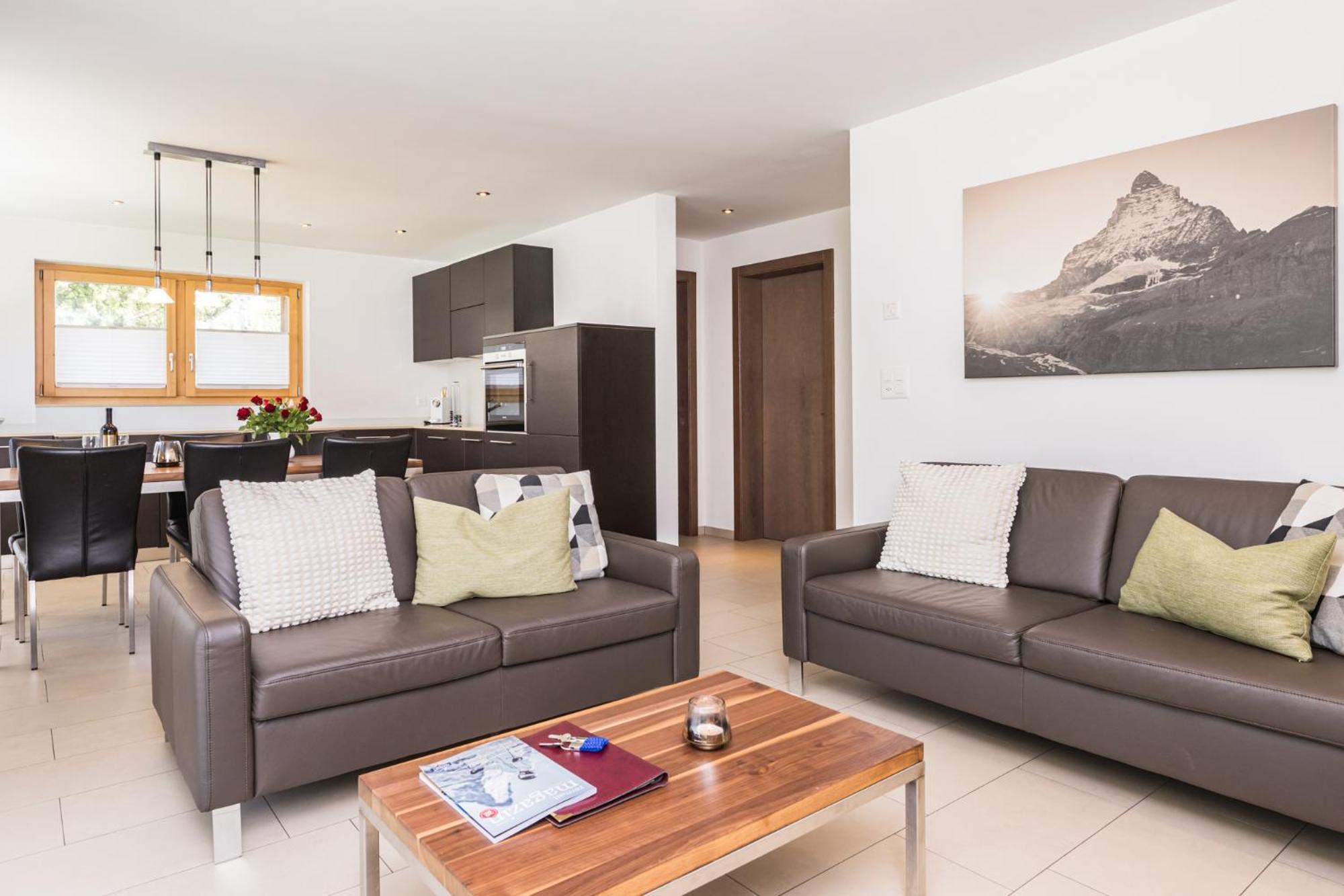 Ferienhaus Casa Luna Zermatt Bagian luar foto