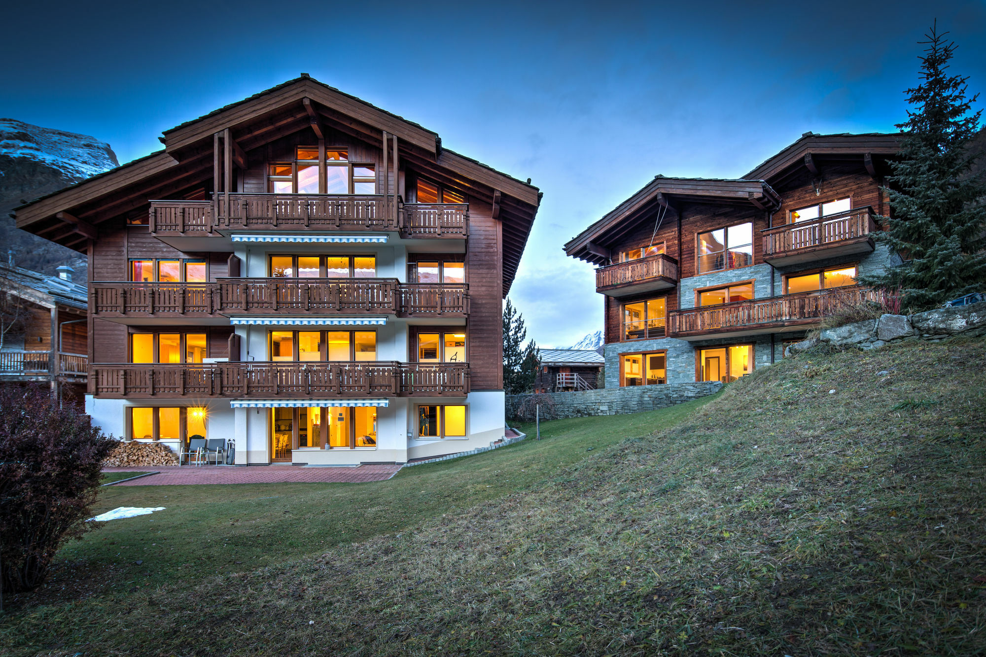 Ferienhaus Casa Luna Zermatt Bagian luar foto